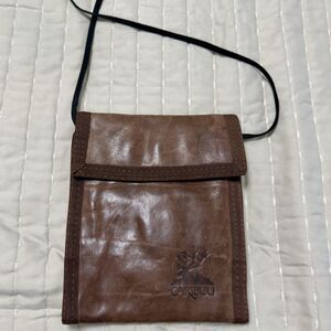 Caribou Leather Cross Body Bag
